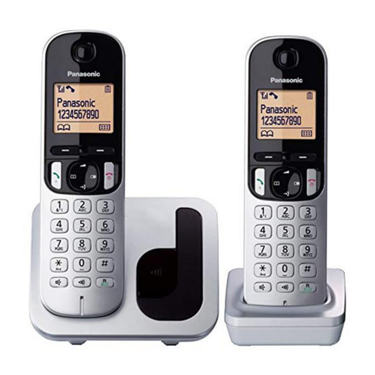 PANASONIC DIGITAL TWIN CORDLESS KX-TGC212 (SILVER) : Amazon.sg